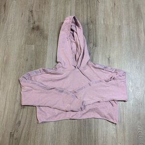 Cropped Dusty Pink Hoodie Forever 21 Size Small